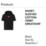 Hugo boss hoodie short sleeved cotton terry sweatshirt size XXL brand new with tag colour black Image 10