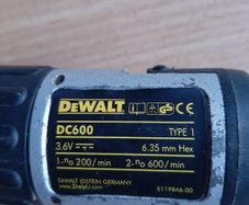 De walt screw driver 3.6watt