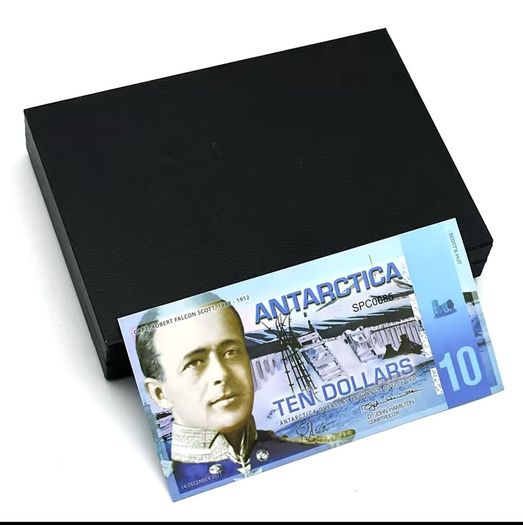 6PCS Antarctic Plastic Banknotes Penguin UNC Notes Commercial Commemorative Bank Notes Collection fantasy