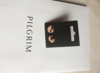 Pilgrim rose earrings