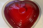 le creuset heart shaped casserole