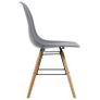 5 Piece Dining Set Plastic Grey Image 9