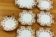 Colclough Genuine Bone China Tea / Cake Set 1950s London England