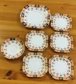 Colclough Genuine Bone China Tea / Cake Set 1950s London England