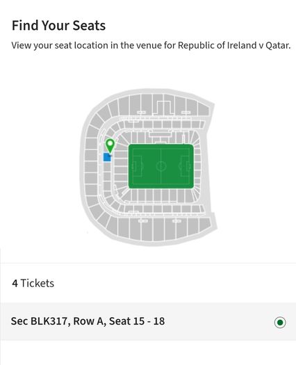 Ireland V Qatar