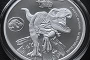 2022 Fiji 50 Cents 1 oz Silver Bullion Coin - Jurassic World Dominion: T-Rex Chase BU (In Capsule)