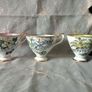 Vintage American State Flower Series Fine Bone China Teacups Image 2