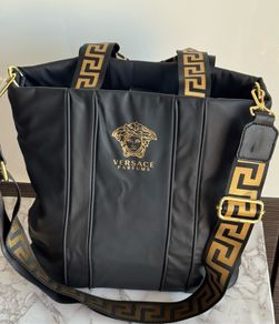 Versace Parfums Tote Bag - Black & Gold