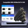 Ugreen 20gbps Nvme M.2 Ssd Enclosure Usb-c 3.2 Gen2x2 Uasp/trim M/m+b Key 2230/2242/2260/2280 Image 8