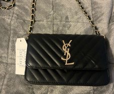 Black handbag