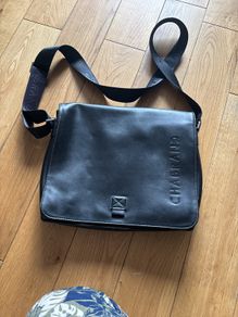 Leather shoulder bag - A4