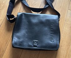 Leather shoulder bag - A4