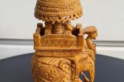 Carved Elephant Ornament