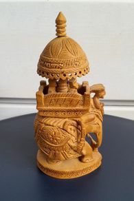 Carved Elephant Ornament