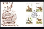 1980 Ireland Fauna &amp; Flora Wildlife Commemorative Stamp Illustrated Hibernian First Day Cover (FDC) with Cork pictorial cancel