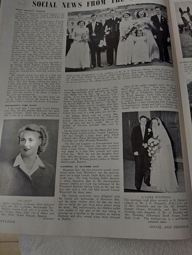 Social & Personal original magazine from 1950.