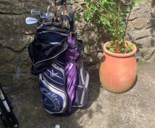 Callaway Golf bag and clubs misc set