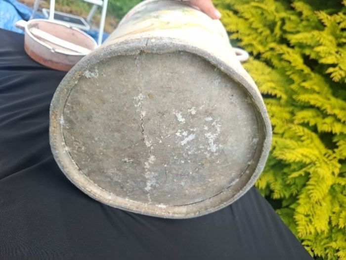 Old painted milk churn postage possible