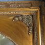 Vintage Mirror With Decorated Engraved Frame Image 6