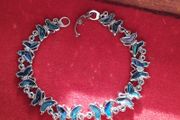A charming butterfly bracelet.