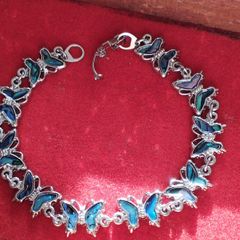 A charming butterfly bracelet.