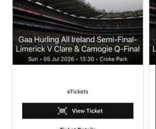 2 x Limerick vs Clare Hogan Stand
