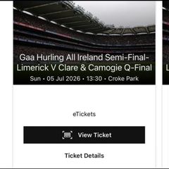 2 x Limerick vs Clare Hogan Stand
