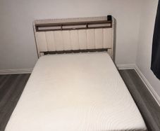 Double bed 135x190 mattress with removable cover