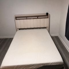 Double bed 135x190 mattress with removable cover