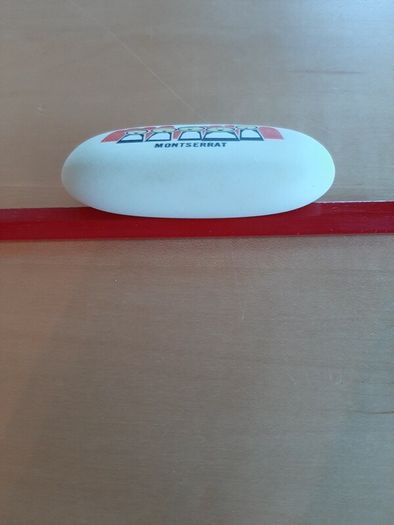 Montserrat souvenir eraser