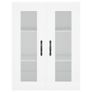 Highboard White 69.5x34x180 cm Image 6