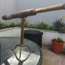 Antique Brass and leather Telescope with stand Image 2