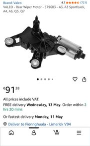 Rear Wiper Motor