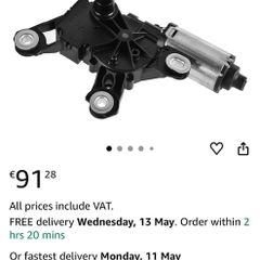 Rear Wiper Motor