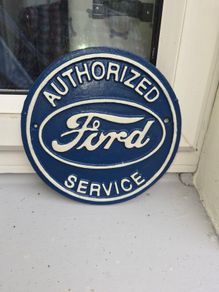 Ford  service cast iron sign