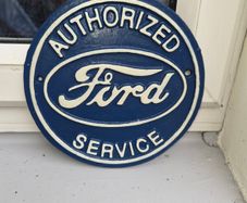 Ford  service cast iron sign
