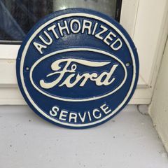 Ford  service cast iron sign