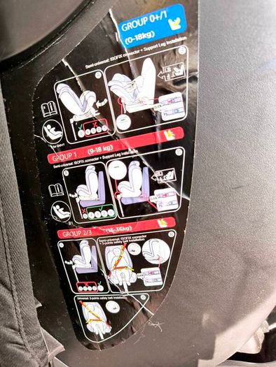 Confort Car Seat from  0  to 36 kg  ISOFIX 360 Rotating, Rear & Forward Facing