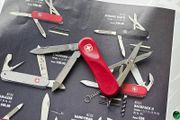Vintage Wenger Evo Esquire Discontinued 65mm Model Swiss Army Knife Keychain tool