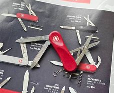 Vintage Wenger Evo Esquire Discontinued 65mm Model Swiss Army Knife Keychain tool