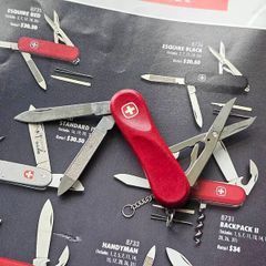 Vintage Wenger Evo Esquire Discontinued 65mm Model Swiss Army Knife Keychain tool