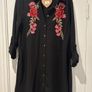 Black Shirt Dress BNWT Image 2