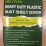 Plastic dust sheet 3m x 4m (10' x 13') Image 5