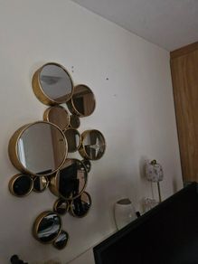 Circles mirror, 100cm x 80cm