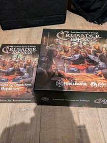 Crusader Kings Board Game With Expansion Councilors Inventions Complete