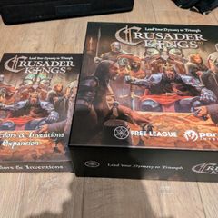 Crusader Kings Board Game With Expansion Councilors Inventions Complete