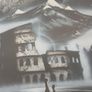Original Surrealist Spray Paint Art. Professionally Framed 22 x 27 inches. Image 5