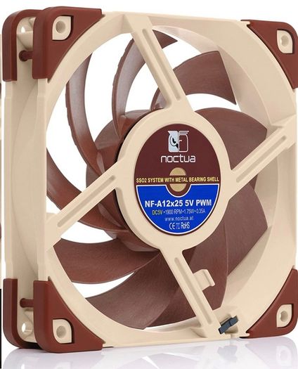 Premium Quiet Fan with USB Power Adaptor Cable, 4-Pin, 5V Version (FREE POSTAGE)