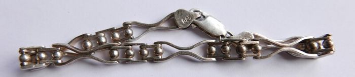 Vintage Sterling Silver 925 Bracelet length 7,6" - 10,5g