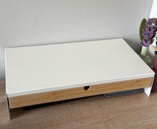 Laptop riser drawer